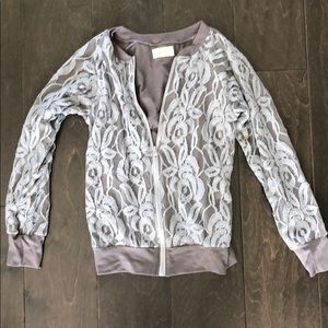 Persnickety lace bomber
